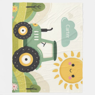 Couverture Polaire Tracteur/exploitation agricole personnalisé