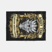 Couverture Polaire Tradition Meets Power - Kickboxing And Muay Thai D (Devant (Horizontal))