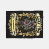 Couverture Polaire Tradition Meets Power - Kickboxing And Muay Thai E (Devant (Horizontal))