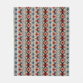 Couverture Polaire Traditional Folk Embroidery Stripe Pattern (Devant)