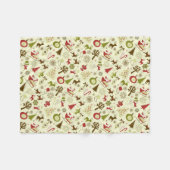 Couverture Polaire Traditions de Noël (Devant (Horizontal))