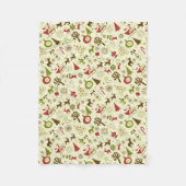 Couverture Polaire Traditions de Noël (Devant)