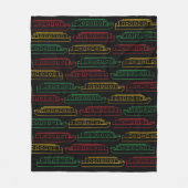 Couverture Polaire Traffic Lights Barges Canal Boats Pattern (Devant)