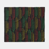 Couverture Polaire Traffic Lights Barges Canal Boats Pattern (Devant (Horizontal))