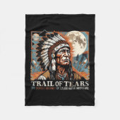 Couverture Polaire Trail Of Tears Memorial Amérindien (Devant)