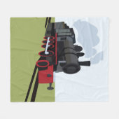 Couverture Polaire Train à vapeur (Devant (Horizontal))