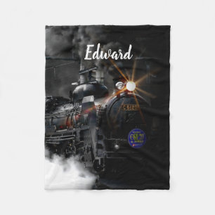 Couverture Polaire Train à vapeur