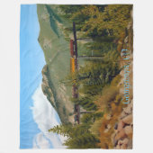 Couverture Polaire Train à vapeur Georgetown Colorado (Devant)