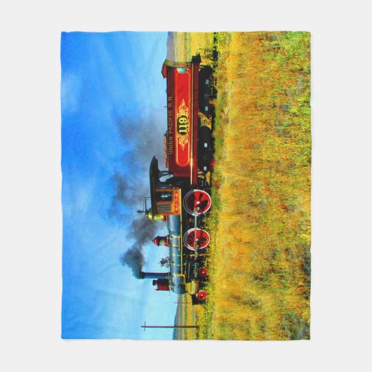 Couverture Polaire Train à vapeur UP119 (Devant)