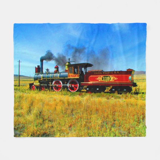 Couverture Polaire Train à vapeur UP119 (Devant (Horizontal))