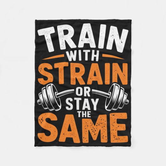 Couverture Polaire Train Avec Soudure - Fitness Bodybuilding Poids (Devant)