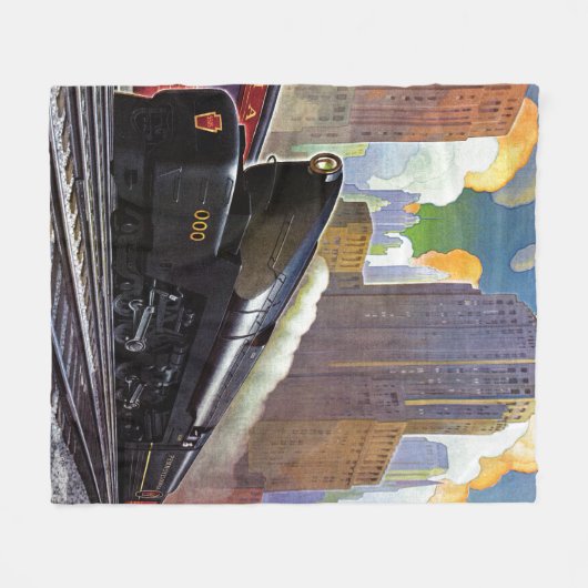 Couverture Polaire Train de Pennsylvanie par Unknown (Devant (Horizontal))