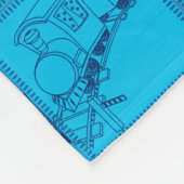 Couverture Polaire train et voiture (Coin)