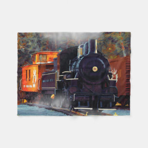 Couverture Polaire Train ferroviaire - Train à vapeur