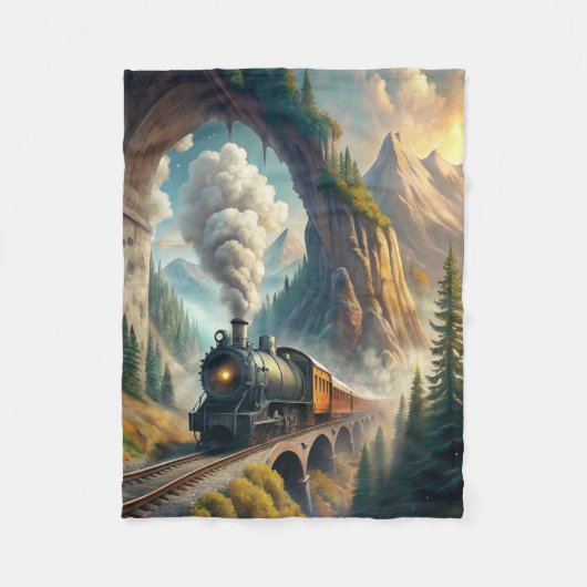 Couverture Polaire Train Fleece Blanket (Devant)