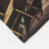 Couverture Polaire Train Yard Flower Garden par Stevan Dohanos (Coin)