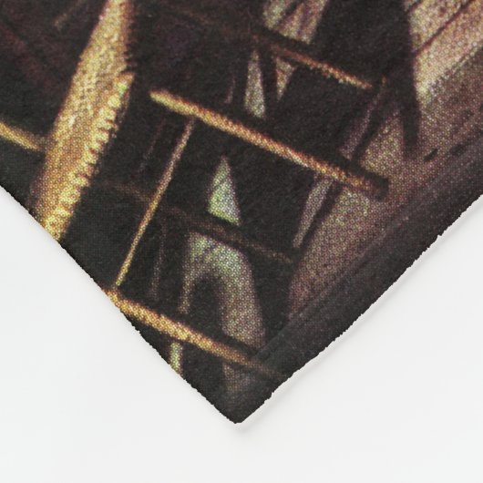 Couverture Polaire Train Yard Flower Garden par Stevan Dohanos (Coin)