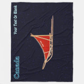 Couverture Polaire traîneau à chiens - Canada (Devant)