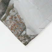 Couverture Polaire traîneau+randonnée,neige,forêt,cheval,hiver,blanc, (Coin)