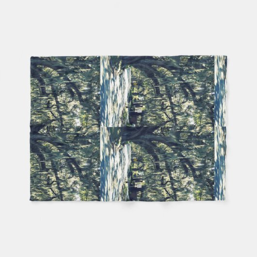 Couverture Polaire Traînée de chêne (Devant (Horizontal))