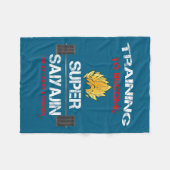 Couverture Polaire Training To Become A Super Saiyajin - Fun Fitness  (Devant (Horizontal))