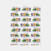 Couverture Polaire Trains (Devant)