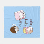 Couverture Polaire Traitez les chats (Devant (Horizontal))