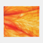 Couverture Polaire Tranche d'agrumes avec rétroéclairage, macro abstr (Devant (Horizontal))