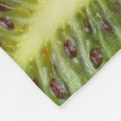 Couverture Polaire Tranches de kiwi frais et mûrs en brun de rôti, c (Coin)