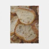 Couverture Polaire Tranches de pain d'artisan (Devant)