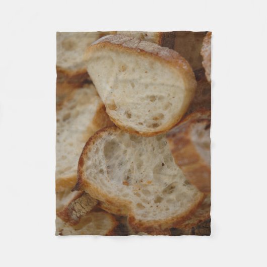 Couverture Polaire Tranches de pain d'artisan (Devant)