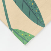 Couverture Polaire Tranches de pamplemousse, motif moderne sans soudu (Coin)