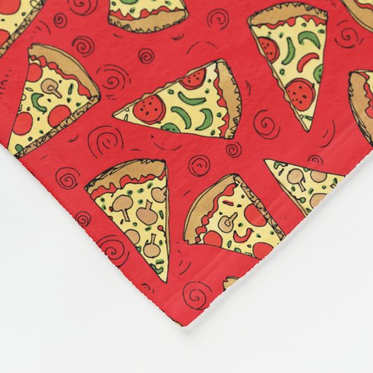 Couverture Polaire Tranches de pizza (Coin)