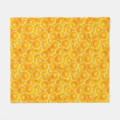 Couverture Polaire Tranches oranges (Devant (Horizontal))