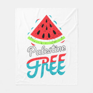 Couverture Polaire Tranches paisibles Watermelon Free Palestine - Sou