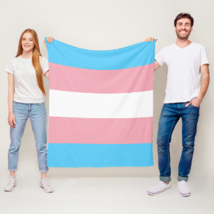 Couverture Polaire Transgender flag trans pride LGBT symbol gay homos