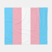 Couverture Polaire Transgender flag trans pride LGBT symbol gay homos (Devant (Horizontal))