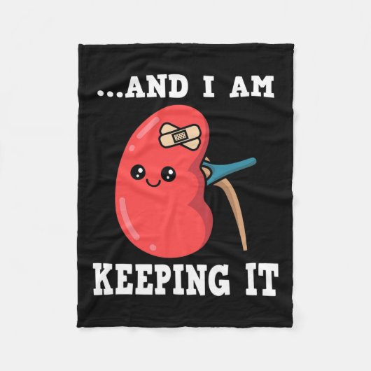 Couverture Polaire Transplanter Rein Donateur Maladie rénale 3 (Devant)