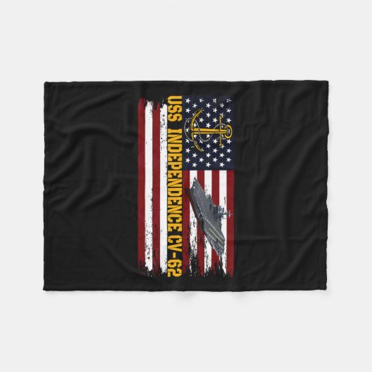 Couverture Polaire Transporteur Uss Independence Cv-62 Anciens Combat (Devant (Horizontal))