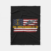 Couverture Polaire Transporteur Uss Independence Cv-62 Anciens Combat (Devant)