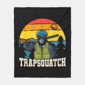 Couverture Polaire Trapsquatch Bigfoot Drôle Piège en Argile Tireur H (Devant)