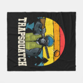 Couverture Polaire Trapsquatch Bigfoot Drôle Piège en Argile Tireur H (Devant (Horizontal))