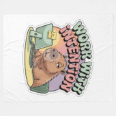 Couverture Polaire Travailler avec Intention (Devant (Horizontal))