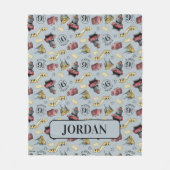 Couverture Polaire Travel To HOGWARTS™ Pattern (Devant)