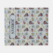 Couverture Polaire Travel To HOGWARTS™ Pattern (Devant (Horizontal))