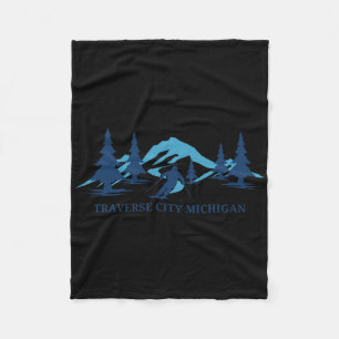Couverture Polaire Traverse City Michigan Station de ski Skiing Skier