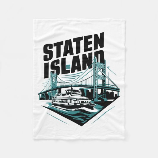 Couverture Polaire Traversier de Staten Island New York (Devant)