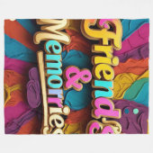 Couverture Polaire "Treasured Friendship" (Devant (Horizontal))