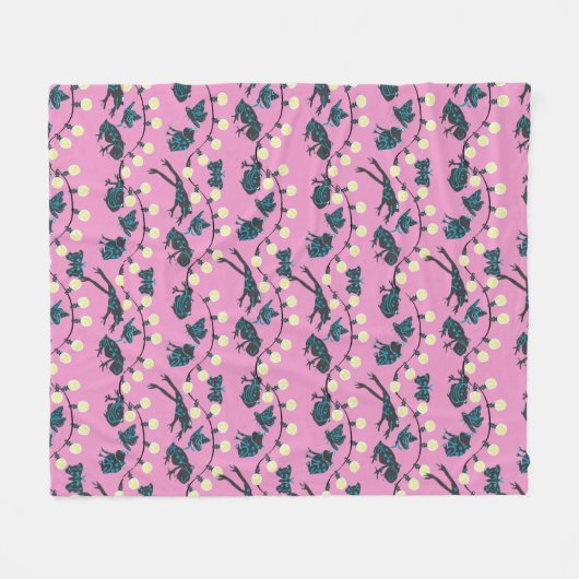 Couverture Polaire Tree Frog Cafe Pink (Devant (Horizontal))