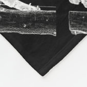 Couverture Polaire Tree Surgeon Arborist at work present Chainsaw (Coin)